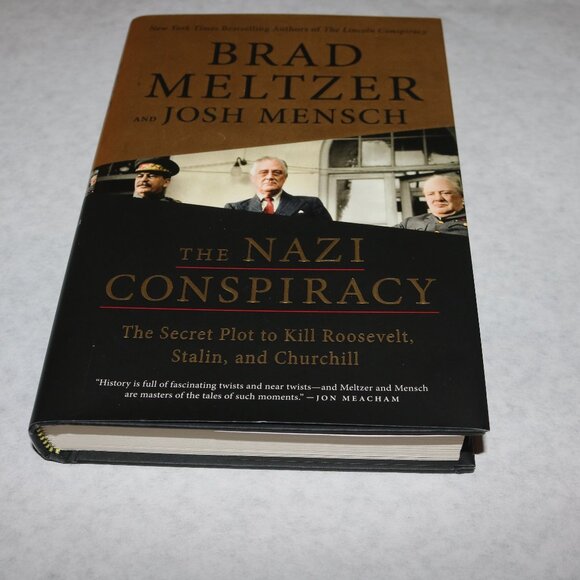 Brad Meltzer Other - Brad Meltzer and Josh Mensch "The Nazi Conspiracy" hardcover book 2023